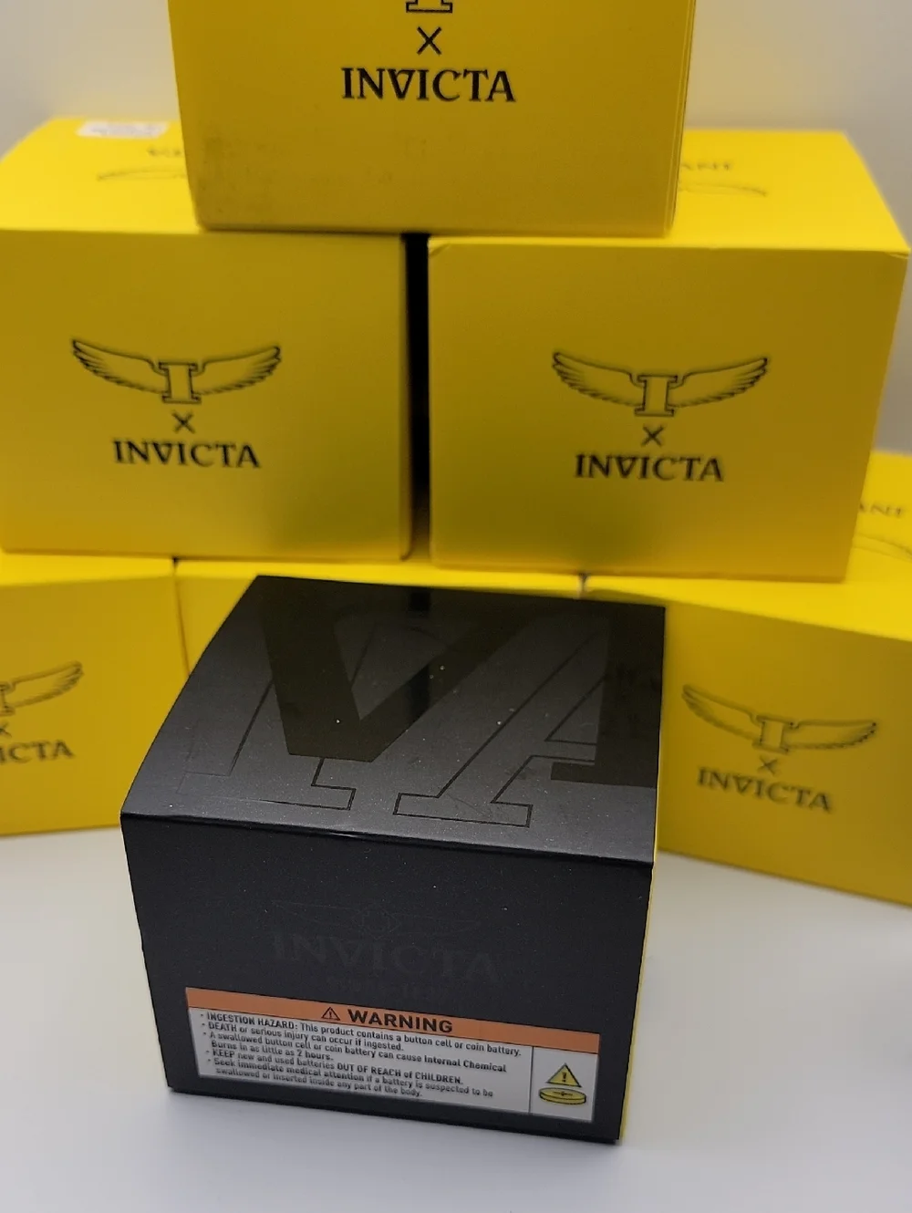 NWT Invicta Racing Burnout Digital Men's Sports Watch 52mm Transparent Red 49045